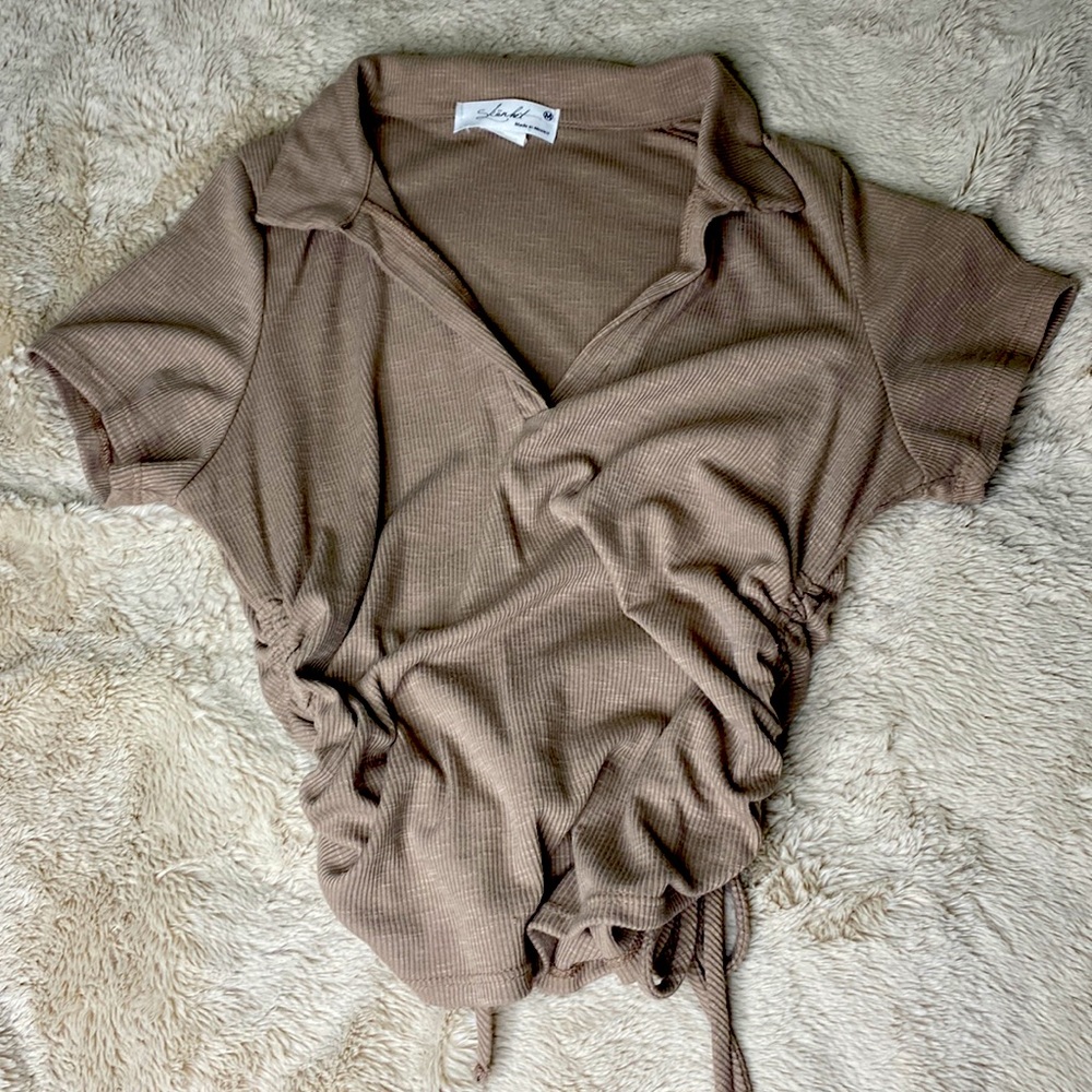 Light brown medium shirt